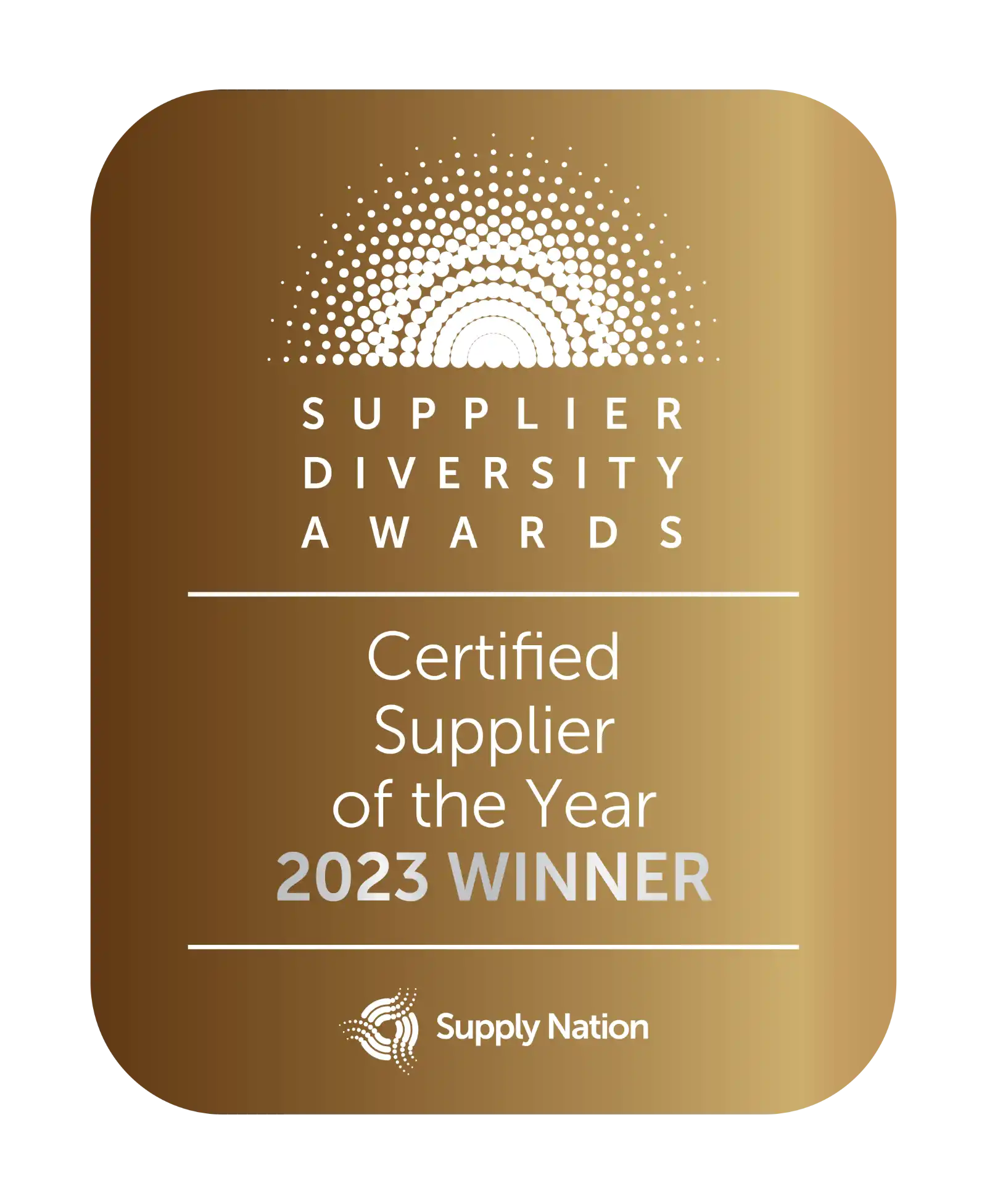 2023 Supply Nation Certified Supplier of the Year